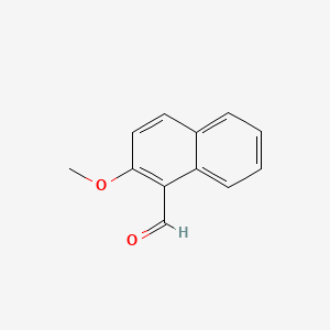 2-METHOXY-1-NAPHTHALDEHYDE structure, CAS 5392-12-1