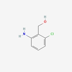 (2-AMINO-6-CHLORO-PHENYL)-METHANOL structure, CAS 39885-08-0