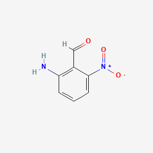 2-aMino-6-nitrobenzaldehyde structure, CAS 130133-53-8