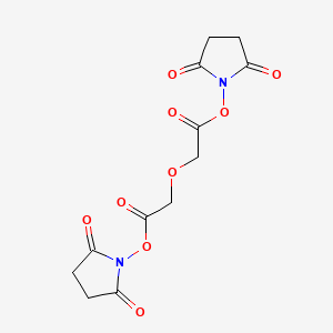 Bis-N-succinimidyl diglycolic acid, 2,2-Oxydiacetic acid bis-N-succinimidyl ester structure, CAS 373614-12-1