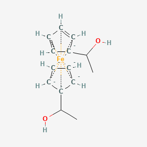 1,1'-bis(1-hydroxyethyl)ferrocene structure, CAS 2A-1169964