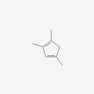 1,3-Cyclopentadiene, 1,2,4-trimethyl- structure, CAS 4784-94-5