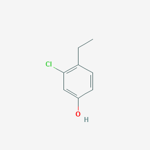 3-chloro-4-ethylphenol structure, CAS 1243290-06-3