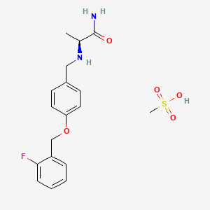 RalfinaMide Mesylate structure, CAS 202825-45-4