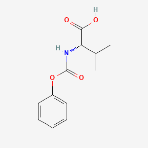 PHENOXYCARBONYL-L-VALINE structure, CAS 126147-70-4