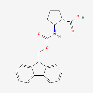 (1S,2S)-FMOC-2-AMINOCYCLOPENTANE CARBOXYLIC ACID structure, CAS 359586-64-4
