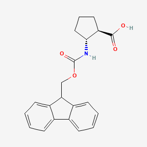 (1R,2R)-FMOC-2-AMINOCYCLOPENTANE CARBOXYLIC ACID structure, CAS 359586-69-9