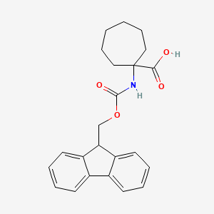 FMOC-1-AMINO-1-CYCLOHEPTANECARBOXYLIC ACID structure, CAS 188751-56-6