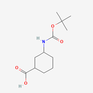 BOC-(+/-)-CIS-3-AMINOCYCLOHEXANE-1-CARBOXYLIC ACID structure, CAS 334932-13-7