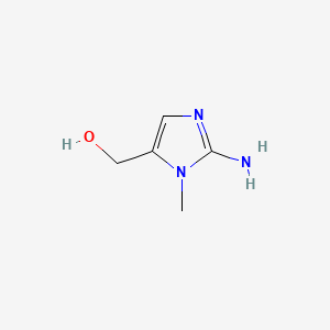 (2-AMINO-3-METHYL-3H-IMIDAZOL-4-YL)-METHANOL structure, CAS 885281-27-6