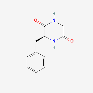 CYCLO(-GLY-PHE) structure, CAS 10125-07-2