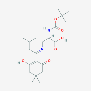Boc-Dap(ivDde)-OH structure, CAS 1313054-38-4
