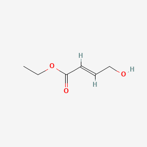 ETHYL (2E)-4-HYDROXY-BUT-2-ENOATE structure, CAS 10080-68-9