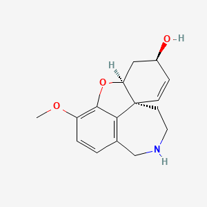 N-DESMETHYLGALANTHAMINE structure, CAS 41303-74-6