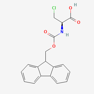 FMOC-ALA(3-CL)-OH structure, CAS 212651-52-0