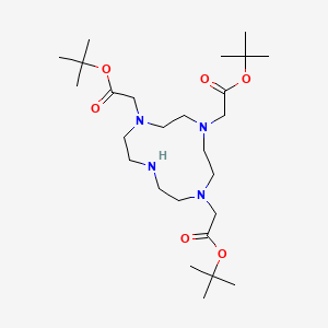TRI-T-BUTYL 1 4 7 10-TETRAAZACYCLODODECA structure, CAS 122555-91-3