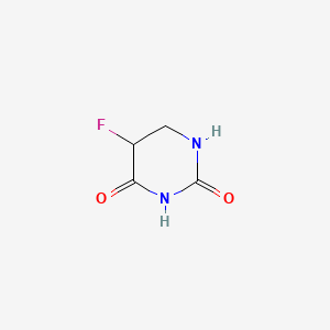 5-FLUORO-DIHYDRO-PYRIMIDINE-2,4-DIONE structure, CAS 696-06-0