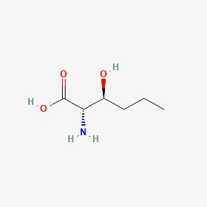 (2S,3S)-2-AMINO-3-HYDROXY-HEXANOIC ACID structure, CAS 10148-68-2