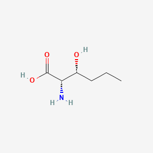 (2S,3R)-2-AMINO-3-HYDROXY-HEXANOIC ACID structure, CAS 10148-69-3