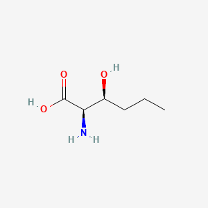 (2R,3S)-2-AMINO-3-HYDROXY-HEXANOIC ACID structure, CAS 59286-25-8