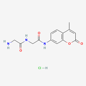 H-GLY-GLY-AMC HCL structure, CAS 191723-65-6