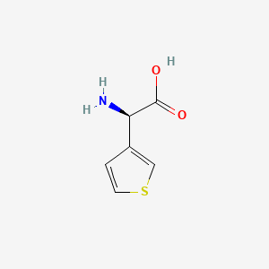 D-(-)-3-thienylglycine structure, CAS 1194-86-1