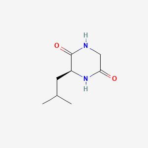CYCLO(-LEU-GLY) structure, CAS 5845-67-0