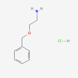 2-(BENZYLOXY)-1-ETHANAMINE HYDROCHLORIDE structure, CAS 10578-75-3