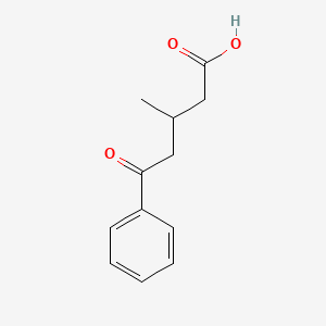 3-METHYL-5-OXO-5-PHENYLVALERIC ACID structure, CAS 2840-61-1