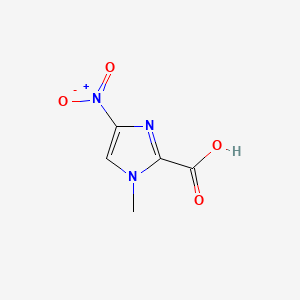 1-METHYL-4-NITRO-1H-IMIDAZOLE-2-CARBOXYLIC ACID structure, CAS 109012-24-0