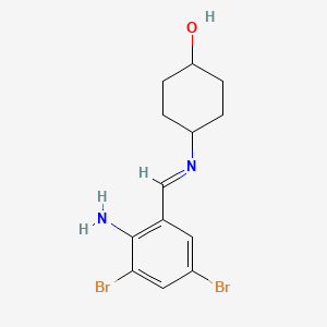 AMbroxol hydrochloride iMpurity C structure, CAS 50910-53-7