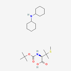 Boc-Pen(Me)-OH·DCHA structure, CAS 112898-23-4