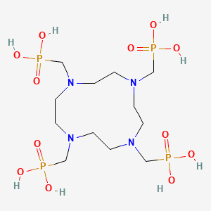 1,4,7,10-TETRAAZACYCLODODECANE-1,4,7,10-TETRAYL-TETRAKIS(METHYLPHOSPHONIC ACID structure, CAS 91987-74-5