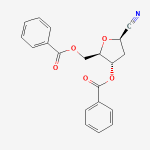 β-4,5-dibenzoyl-2-cyano-D-deoxyribrate structure, CAS 170983-98-9