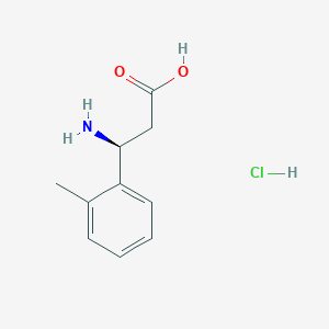 H-Phe(2-Me)-OH.HCl structure, CAS 490034-62-3