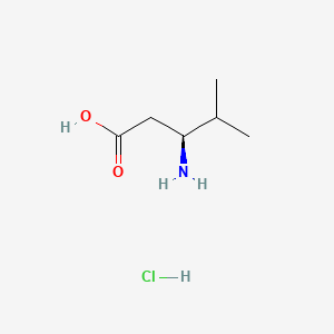 L-β-Homo-Val-OH.HCl structure, CAS 402587-64-8