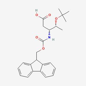 FMOC-L-BETA-HOMOTHREONINE(OTBU) structure, CAS 353245-99-5