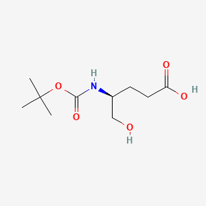 (S)-4-Boc-5-hydroxypentanoic acid.DCHA structure, CAS 105464-42-4