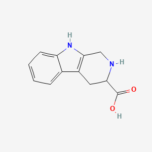 2,3,4,9-TETRAHYDRO-1H-BETA-CARBOLINE-3-CARBOXYLIC ACID structure, CAS 6052-68-2