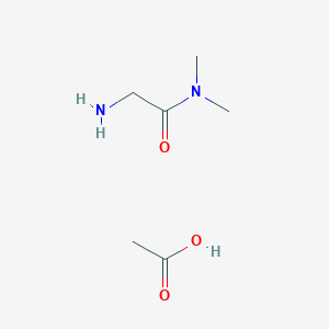 GLYCINE-NME2 ACETATE structure, CAS 200634-33-9
