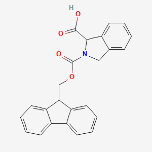 (R,S)-FMOC-1,3-DIHYDRO-2H-ISOINDOLE CARBOXYLIC ACID structure, CAS 204320-59-2