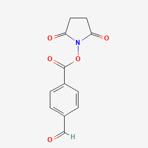 SUCCINIMIDYL 4-FORMYLBENZOATE structure, CAS 60444-78-2