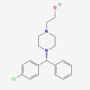(R)-De(carboxyMethyl) Cetirizine Ethanol Dihydrochloride structure, CAS 728948-88-7