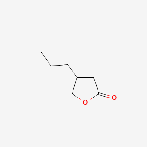Dihydro-4-propyl-2(3H)-furanone structure, CAS 72397-60-5