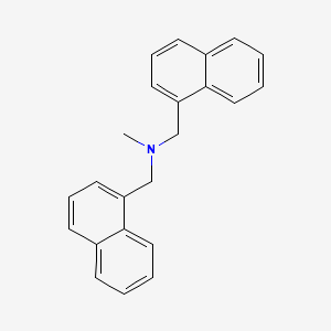 1-Naphthalenemethanamine,N-methyl-N-(1-naphthalenylmethyl)- structure, CAS 5418-22-4