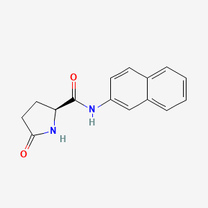 L-PYROGLUTAMIC ACID BETA-NAPHTHYLAMIDE structure, CAS 22155-91-5