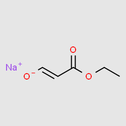 sodium 3-ethoxy-3-oxoprop-1-en-1-olate structure, CAS 287390-25-4