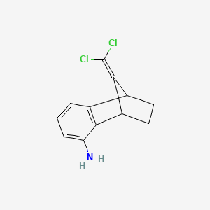 9-(DichloroMethylene)-1,2,3,4-tetrahydro-1,4-Methanonaphthalen-5-aMine structure, CAS 935772-63-7