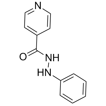 4-Pyridinecarboxylicacid, 2-phenylhydrazide structure, CAS 91396-88-2