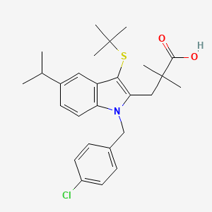 MK-886 structure, CAS 118414-82-7